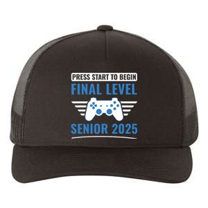 Senior 2025 Class Of 2025 Gamer Video Games Yupoong Adult 5-Panel Trucker Hat