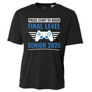 Senior 2025 Class Of 2025 Gamer Video Games Cooling Performance Crew T-Shirt