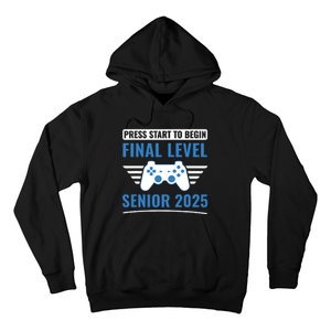 Senior 2025 Class Of 2025 Gamer Video Games Hoodie