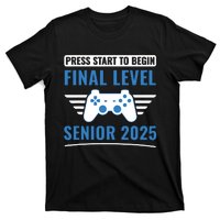 Senior 2025 Class Of 2025 Gamer Video Games T-Shirt