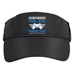 Senior 2025 Class Of 2025 Gamer Video Games Adult Drive Performance Visor