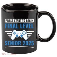 Senior 2025 Class Of 2025 Gamer Video Games 11oz C Handle Ceramic Mug
