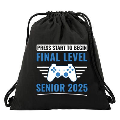 Senior 2025 Class Of 2025 Gamer Video Games Drawstring Bag