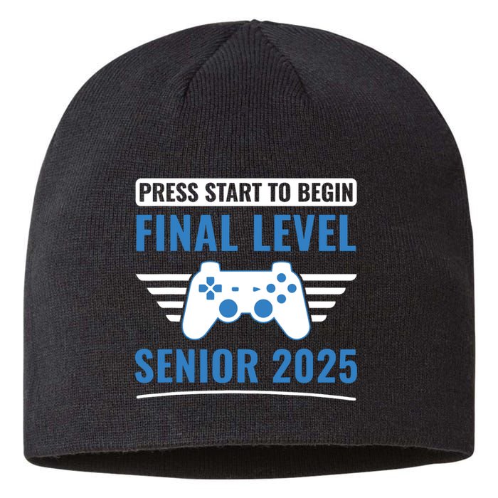 Senior 2025 Class Of 2025 Gamer Video Games Sustainable Beanie