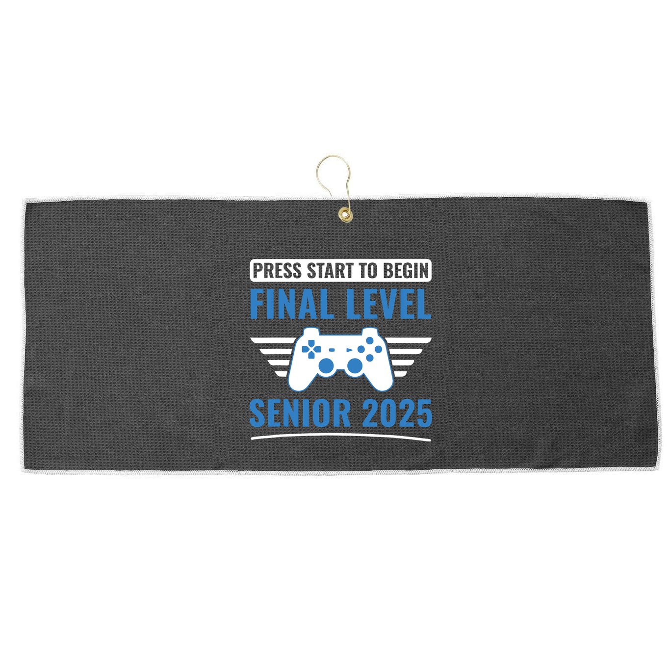 Senior 2025 Class Of 2025 Gamer Video Games Large Microfiber Waffle Golf Towel