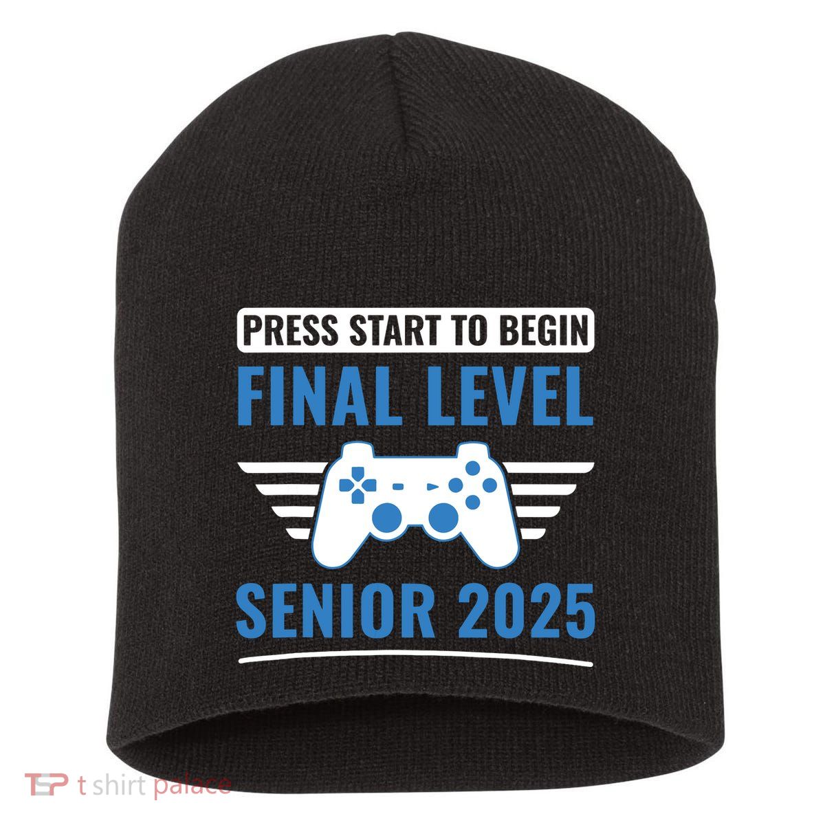 Senior 2025 Class Of 2025 Gamer Video Games Short Acrylic Beanie