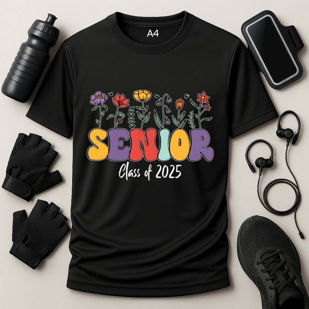 Senior 2025 Class Of 2025 Graduate Graduation 2025 Cooling Performance Crew T-Shirt