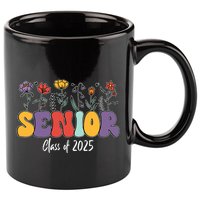 Senior 2025 Class Of 2025 Graduate Graduation 2025 11oz C Handle Ceramic Mug
