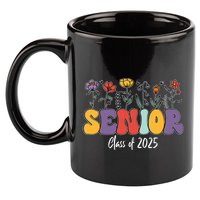Senior 2025 Class Of 2025 Graduate Graduation 2025 11oz C Handle Ceramic Mug