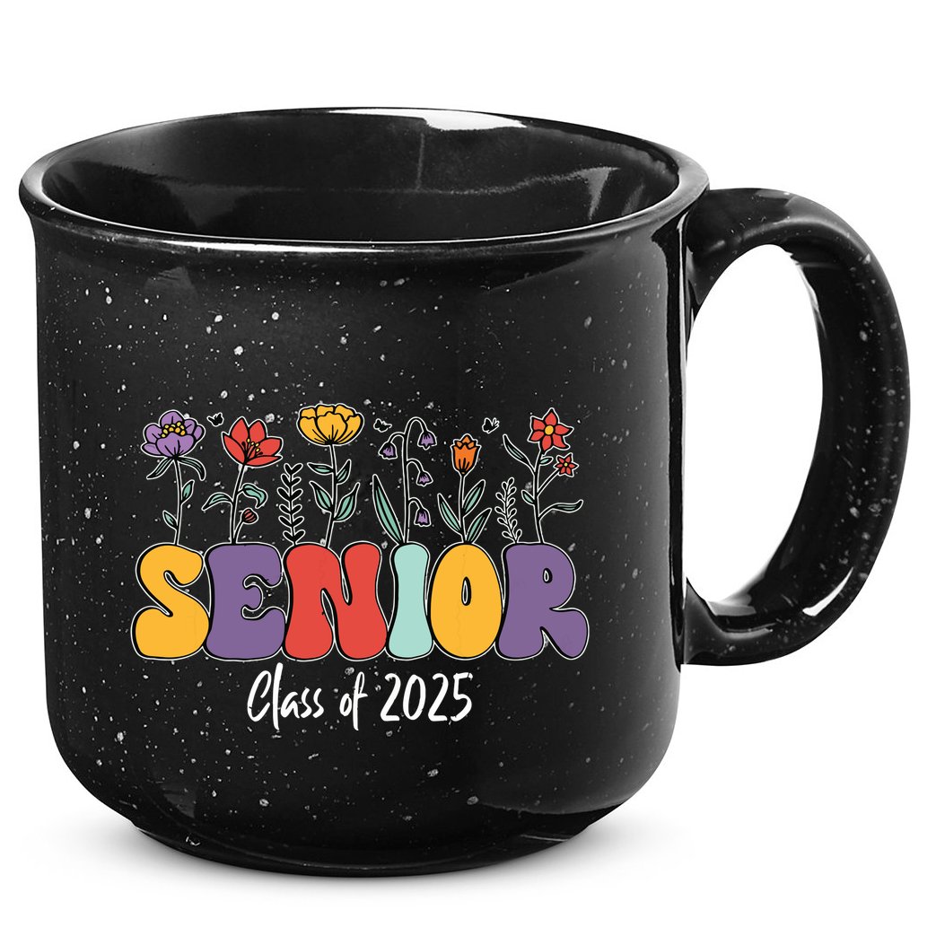 Senior 2025 Class Of 2025 Graduate Graduation 2025 15oz Campfire Ceramic Mug