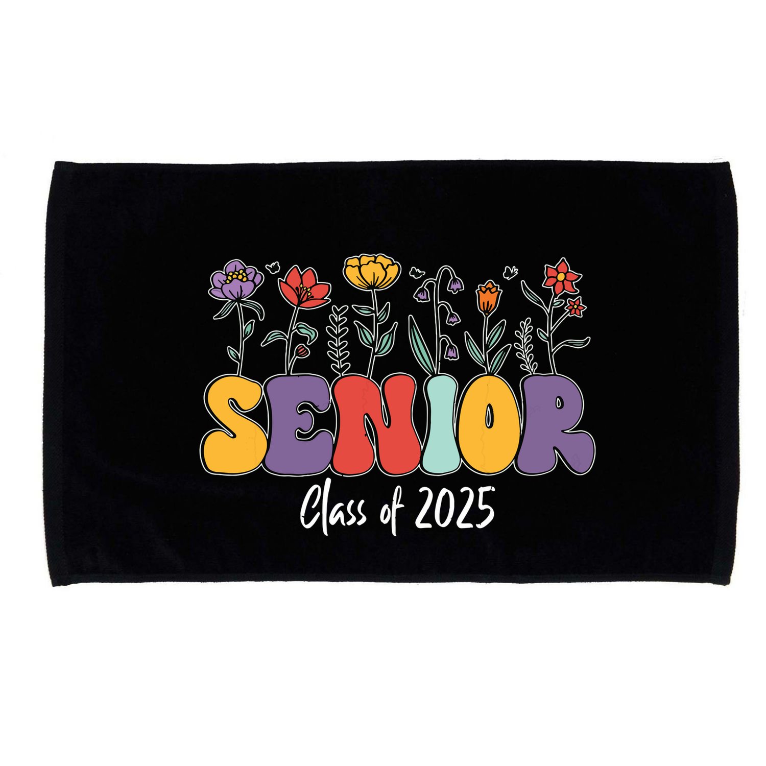 Senior 2025 Class Of 2025 Graduate Graduation 2025 Microfiber Hand Towel