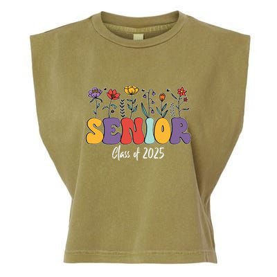 Senior 2025 Class Of 2025 Graduate Graduation 2025 Garment-Dyed Women's Muscle Tee