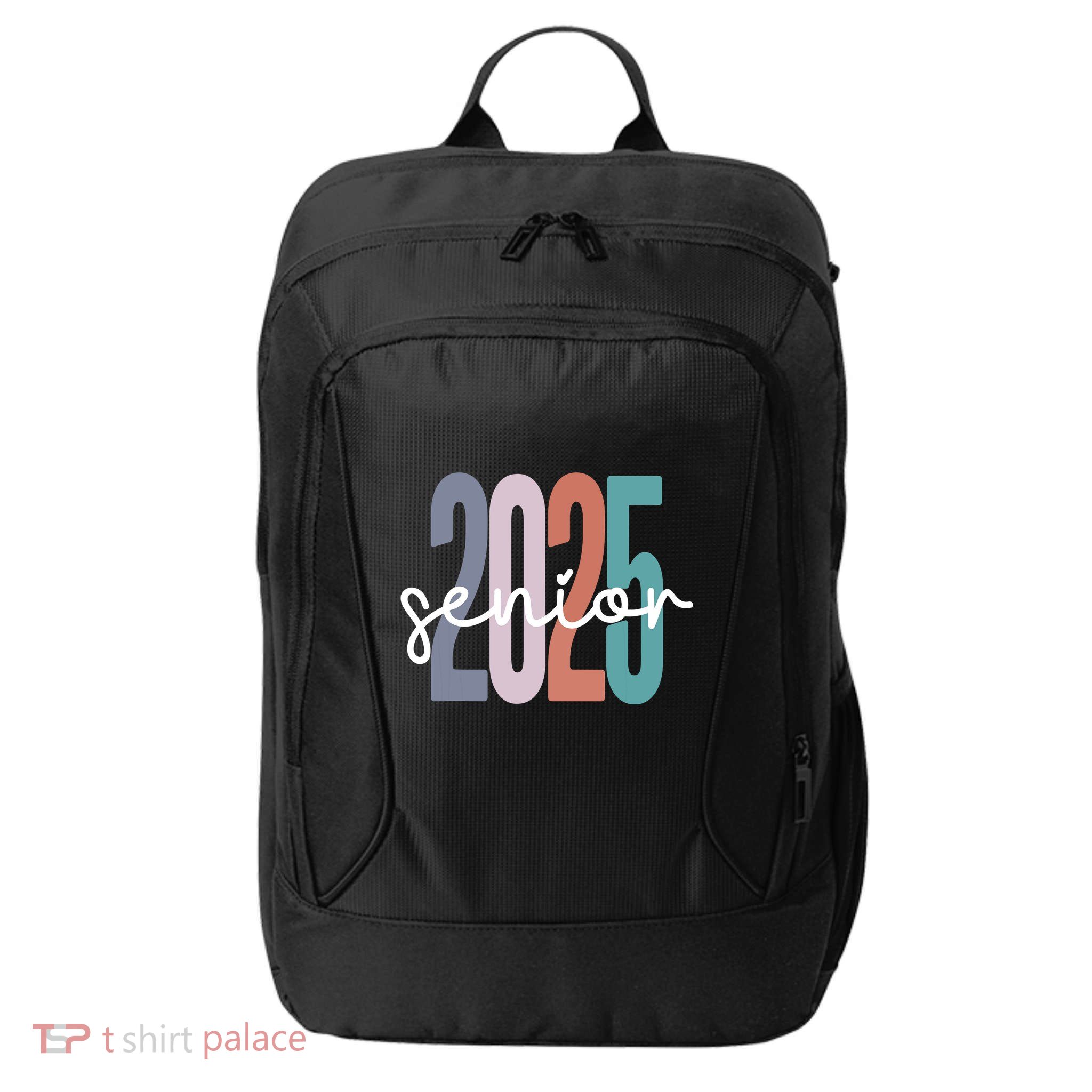Senior 2025 Class Of 2025 Graduation City Backpack