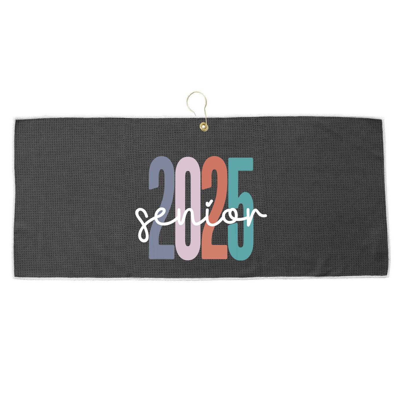 Senior 2025 Class Of 2025 Graduation Large Microfiber Waffle Golf Towel