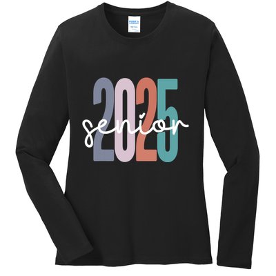 Senior 2025 Class Of 2025 Graduation Ladies Long Sleeve Shirt