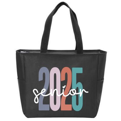 Senior 2025 Class Of 2025 Graduation Zip Tote Bag