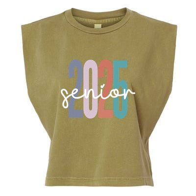 Senior 2025 Class Of 2025 Graduation Garment-Dyed Women's Muscle Tee