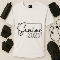 Senior 2025 Class Of 2025 Graduation Cooling Performance Crew T-Shirt