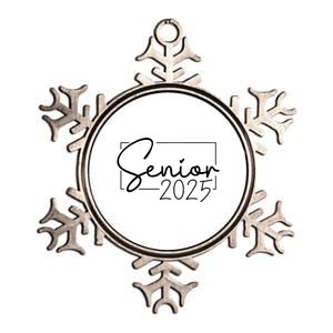 Senior 2025 Class Of 2025 Graduation Metallic Star Ornament