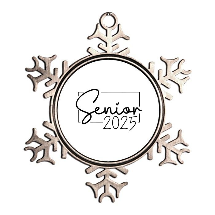 Senior 2025 Class Of 2025 Graduation Metallic Star Ornament