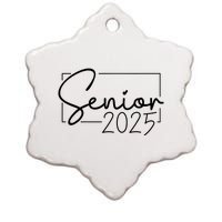 Senior 2025 Class Of 2025 Graduation Ceramic Star Ornament