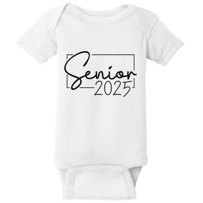 Senior 2025 Class Of 2025 Graduation Baby Bodysuit