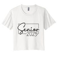 Senior 2025 Class Of 2025 Graduation Women's Crop Top Tee