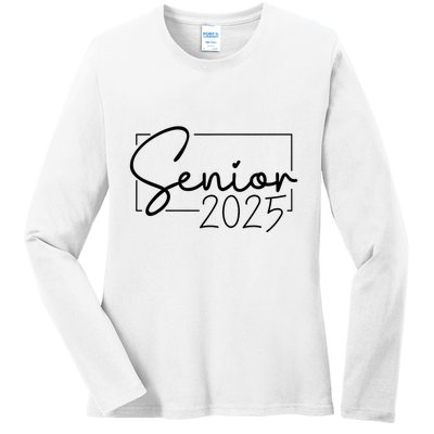 Senior 2025 Class Of 2025 Graduation Ladies Long Sleeve Shirt
