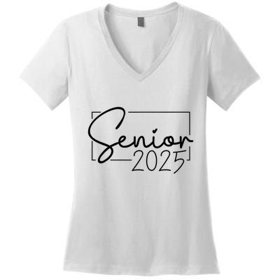 Senior 2025 Class Of 2025 Graduation Women's V-Neck T-Shirt