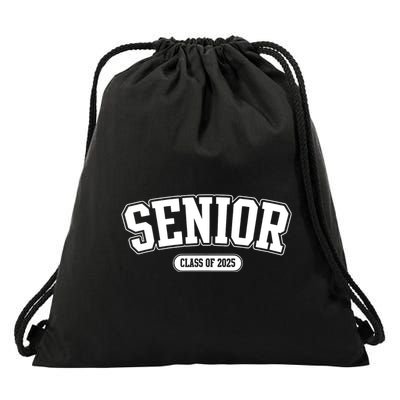 Senior 2025 Class Of 2025 Senior First Day Of School Drawstring Bag