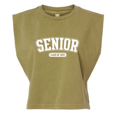 Senior 2025 Class Of 2025 Senior First Day Of School Garment-Dyed Women's Muscle Tee