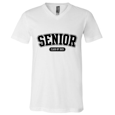 Senior 2025 Class Of 2025 Senior First Day Of School V-Neck T-Shirt