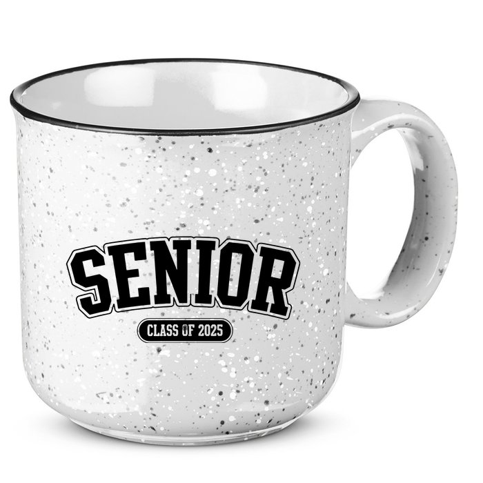 Senior 2025 Class Of 2025 Senior First Day Of School 15oz Campfire Ceramic Mug