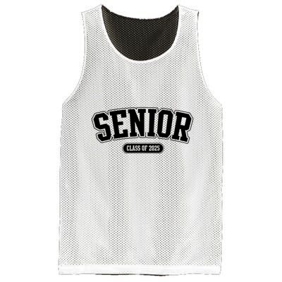 Senior 2025 Class Of 2025 Senior First Day Of School Mesh Reversible Basketball Jersey Tank