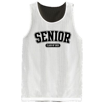 Senior 2025 Class Of 2025 Senior First Day Of School Mesh Reversible Basketball Jersey Tank