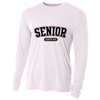 Senior 2025 Class Of 2025 Senior First Day Of School Cooling Performance Long Sleeve Crew