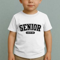Senior 2025 Class Of 2025 Senior First Day Of School Toddler T-Shirt