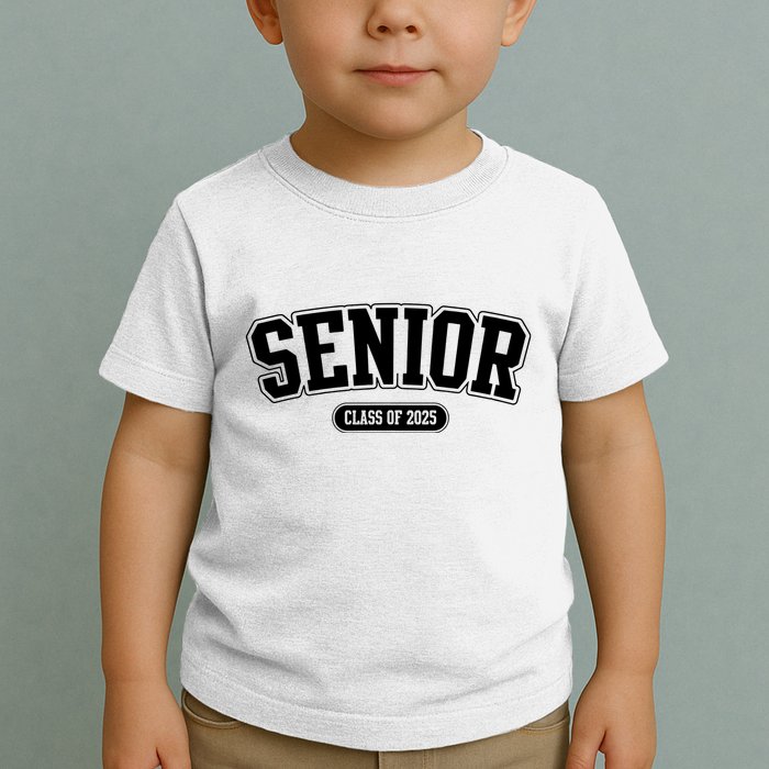 Senior 2025 Class Of 2025 Senior First Day Of School Toddler T-Shirt