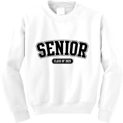 Senior 2025 Class Of 2025 Senior First Day Of School Kids Sweatshirt
