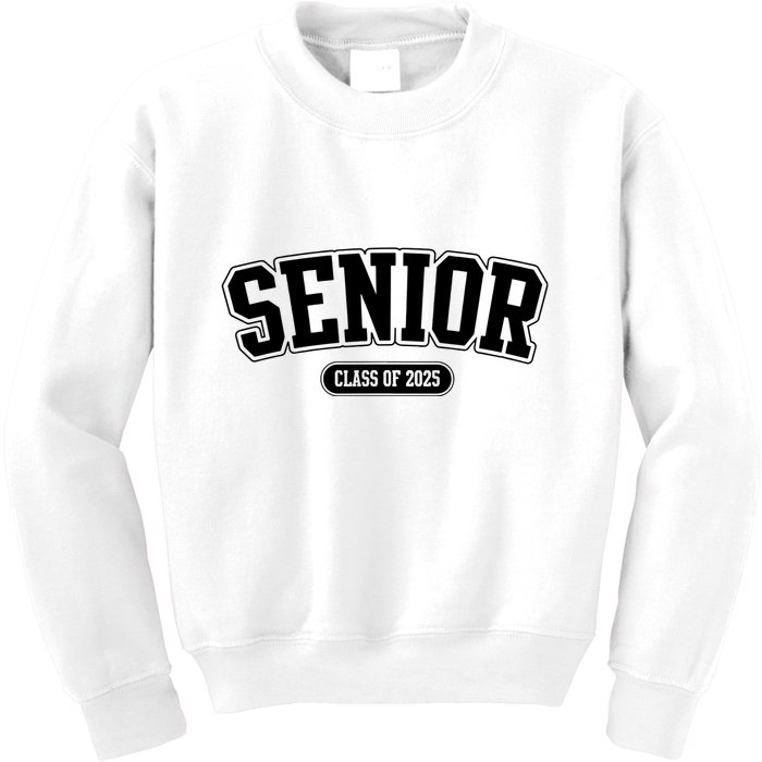 Senior 2025 Class Of 2025 Senior First Day Of School Kids Sweatshirt
