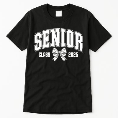 Senior 2025 Coquette Class Of 2025 Senior Year Tall T-Shirt