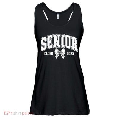 Senior 2025 Coquette Class Of 2025 Senior Year Ladies Essential Flowy Tank