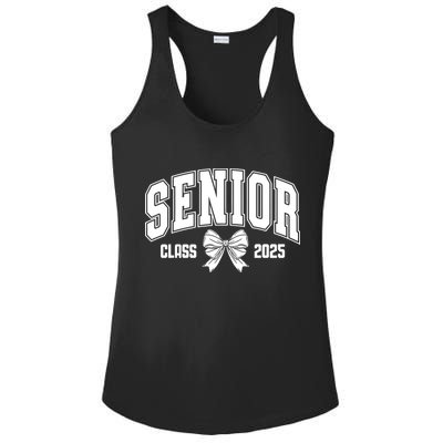 Senior 2025 Coquette Class Of 2025 Senior Year Ladies PosiCharge Competitor Racerback Tank