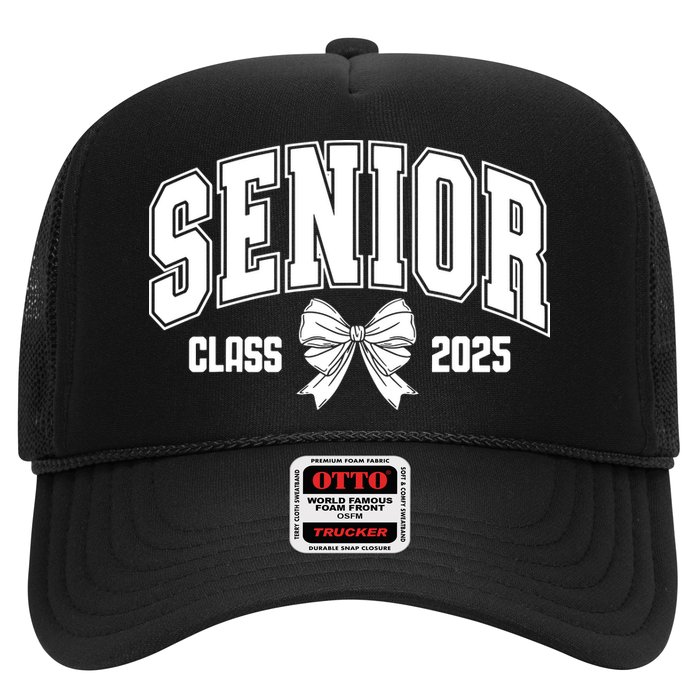 Senior 2025 Coquette Class Of 2025 Senior Year Trucker Hat
