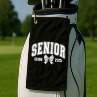 Senior 2025 Coquette Class Of 2025 Senior Year Golf Towel