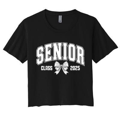 Senior 2025 Coquette Class Of 2025 Senior Year Crop Top