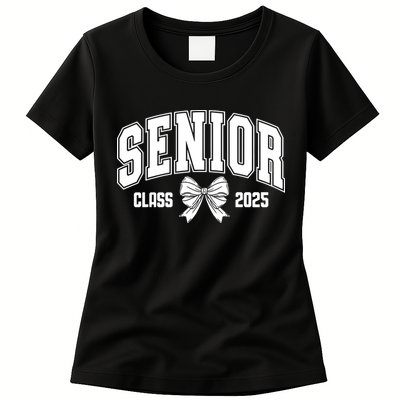 Senior 2025 Coquette Class Of 2025 Senior Year Womens T-Shirt