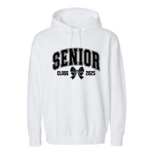 Senior 2025 Coquette Class Of 2025 Senior Year Garment-Dyed Fleece Hoodie