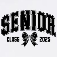 Senior 2025 Coquette Class Of 2025 Senior Year Garment-Dyed Sweatshirt