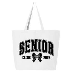 Senior 2025 Coquette Class Of 2025 Senior Year 25L Jumbo Tote